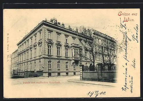 AK Wien, Palais der englischen Botschaft