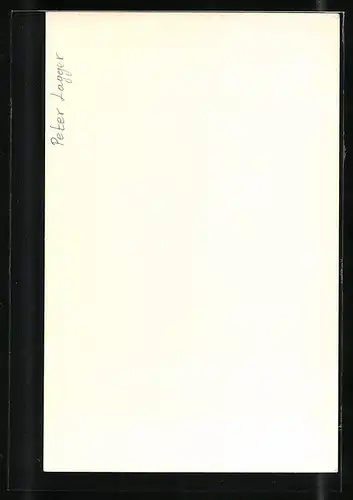 AK Opernsänger Peter Lagger als Osmin, mit original Autograph