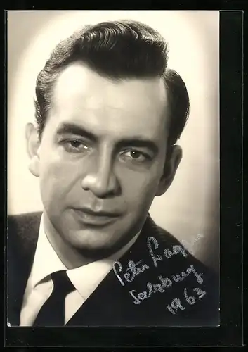AK Opernsänger Peter Lagger, original Autograph