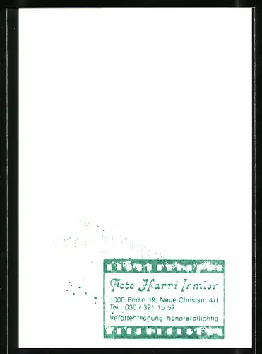 AK Opernsänger Hans Günter Nöcker in Die Gespenstersonate, original Autograph