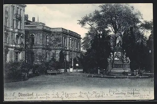 AK Düsseldorf, Cornelius-Denkmal