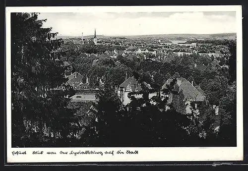 AK Erfurt, Blick auf die Stadt