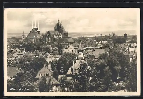 AK Erfurt, Blick auf den Ort