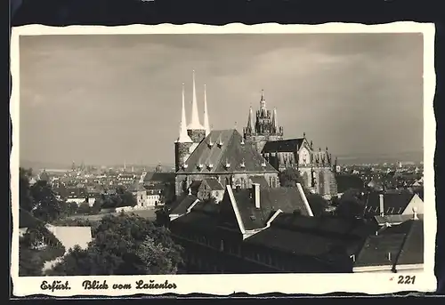 AK Erfurt, Blick vom Lauentor