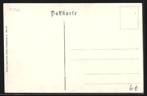 AK Erfurt, Königl. Baugewerkschule und Wappen