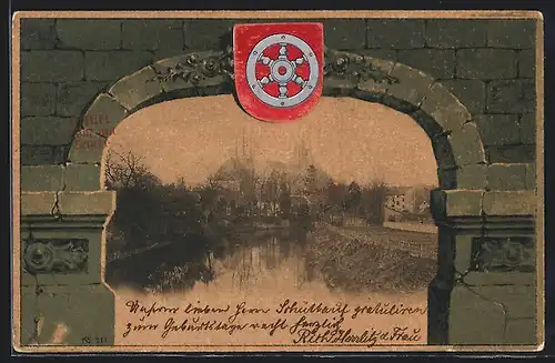 Passepartout-AK Erfurt, Dom und Severi