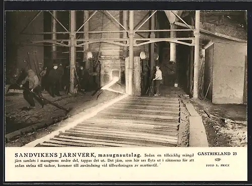 AK Sandviken, Sandvikens Järnverk, masugnsutslag