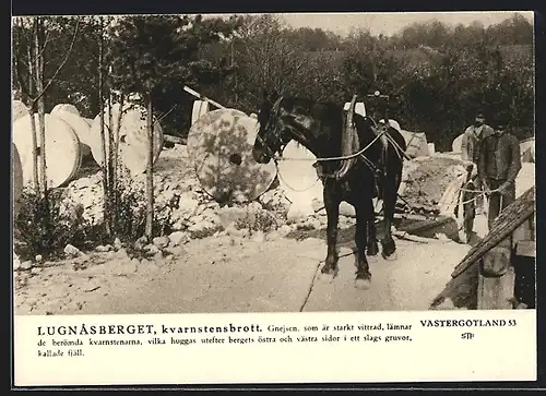 AK Lugnasberget, Kvarnstensbrott