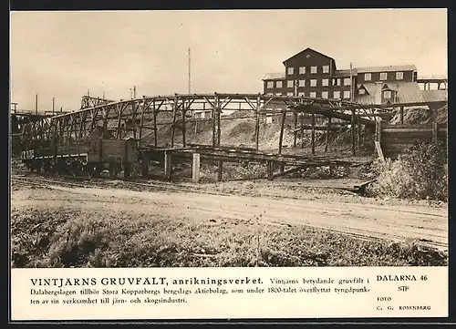 AK Vintjärn, Vintjärns Gruvfält, anrikningsverket