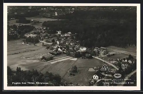 AK Kärrgruvan, Flygfoto över Täkten