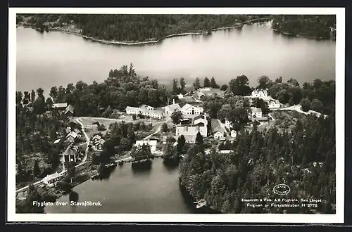 AK Stavsjöbruk, Flygfoto