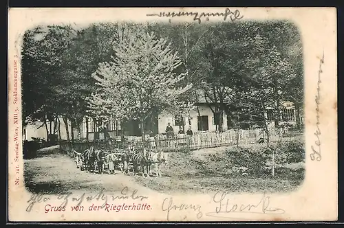 AK Wien, Restauration Rieglerhütte, Josef Embacher