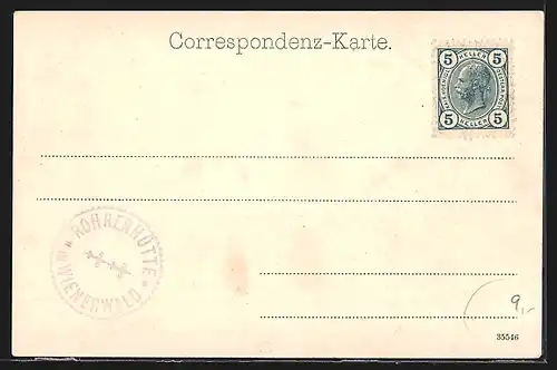 AK Wien, Restaurant Rohrerhütte im Wienerwald