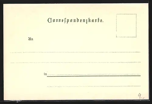 Lithographie Wien, Spaziergänger vor dem Naschmarkt