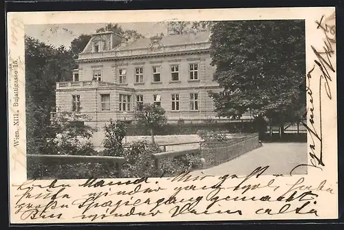 AK Wien, Villa mit Anlagen, Bujattigasse 15