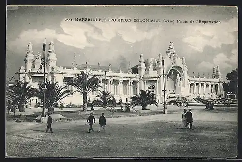 AK Marseille, Exposition coloniale 1906, Grand Palais de l`Exportation