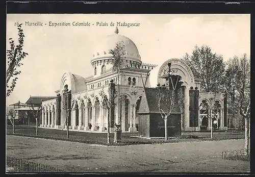 AK Marseille, Exposition coloniale 1906, Palsi de Madagascar