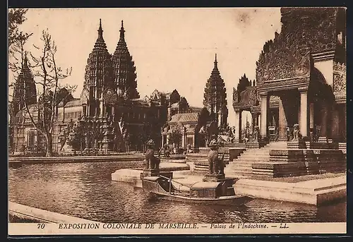 AK Marseille, Exposition coloniale 1906, Palais de l`Indochine