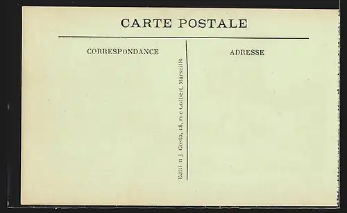 AK Marseille, Exposition coloniale 1922, Statue du Gènèral Galièm de Palais de Madagascar