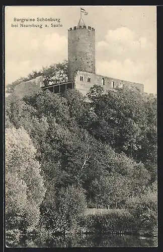 AK Naumburg, Burgruine Schönburg an der Saale