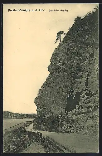 AK Diesbar-Seusslitz a. d. Elbe, Der böse Bruder