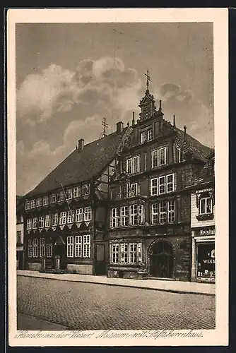 AK Hameln an der Weser, Museum mit Stiftsherrnhaus