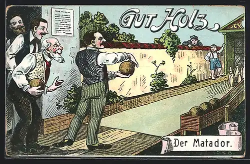 AK Der Matador, Männer beim Bowling