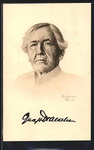 AK General Graf von Haeseler in Uniform, Porträt