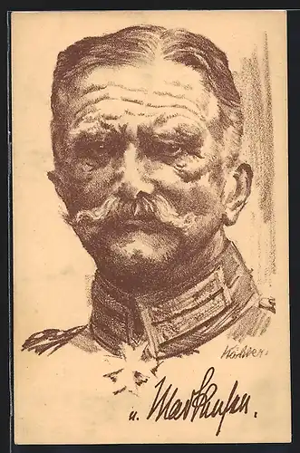 Künstler-AK Generalfeldmarschall von Mackensen