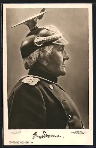 AK Portrait Generaloberst von Beseler mit Stahlhelm