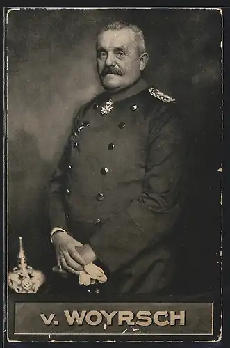 AK General von Woyrsch in Uniform