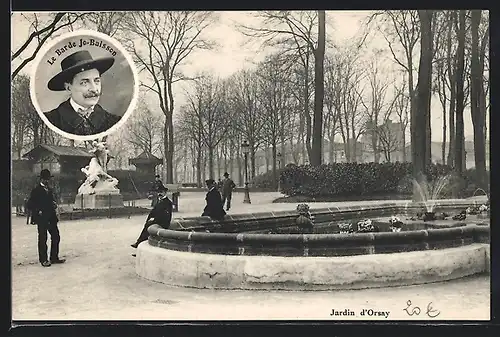AK Limoges, Jardin d`Orsay, Le Barde Jo-Buisson