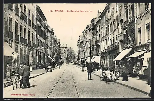 AK Nancy, La Rue des Dominicains