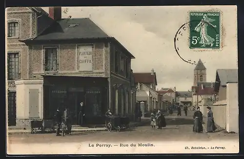 AK Le Perray, Rue du Moulin
