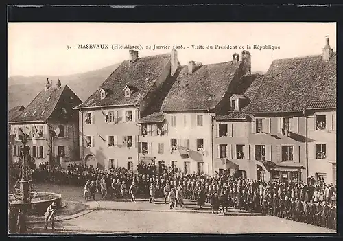 AK Massevaux, Visite du Président de la République