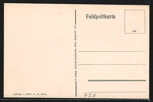 AK Heutrégiville, Soldaten mit Pferdegespann im Ort