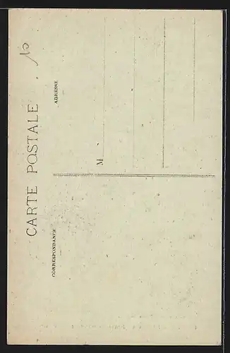 AK Type Landais, Echassier tricotant, Mann in Tracht Aquitanien / Aquitaine