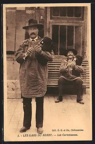 AK Berry, Les Gars du Berry, Les Cornmuseux, Types du Centre