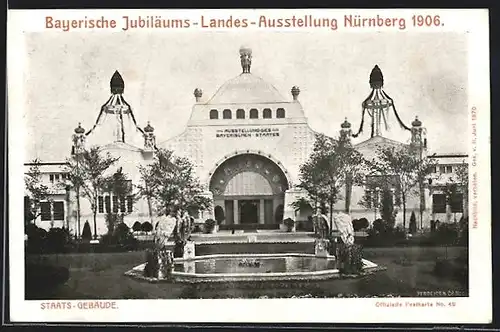 AK Nürnberg, Bayerische Jubiläums-Landes-Ausstellung 1906