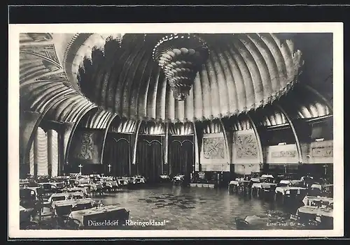 AK Düsseldorf, Grosse Ausstellung 1926, Rheingoldsaal