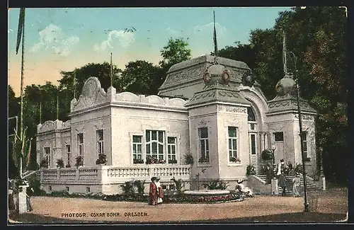 AK Dresden, Internationale Hygiene-Ausstellung 1911, Brasilianischer Pavillon