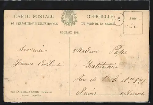 AK Roubaix, Exposition Internationale du Nord de la France 1911, Entrée du Village Flamand, Le Porche, Ausstellung