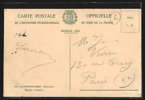 AK Roubaix, Expostion Internationale du Nord de la France 1911, Village Flamand - Pavillon du Chili