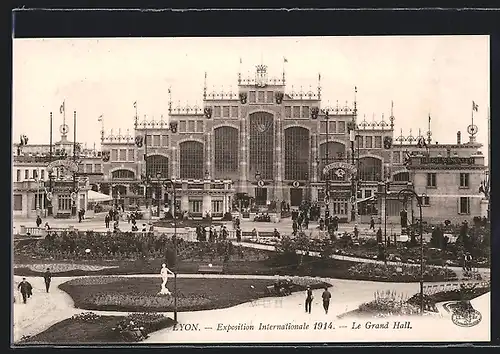 AK Lyon, Exposition Internationale 1914, Le Grand Hall, Ausstellung