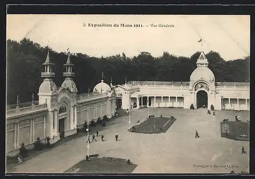 AK Le Mans, Exposition 1911, Vue Générale, Ausstellunggebäude