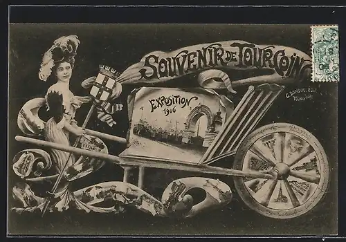AK Tourcoing, Exposition 1906, La Porte Principale, Ausstellung
