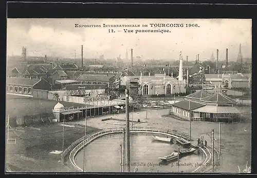 AK Tourcoing, Exposition Internationale 1906, Vue panoramique