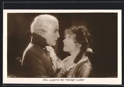 AK Filmszene aus Die Jugend der Königin Luise, Mady Christians, H. von Schlettow