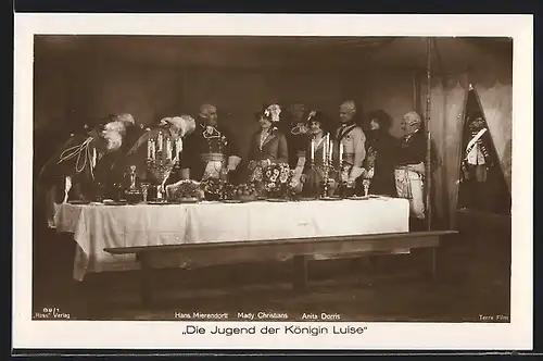 AK Filmszene aus Die Jugend der Königin Luise, Hans Mierendorff, Mady Christians, Anita Dorris