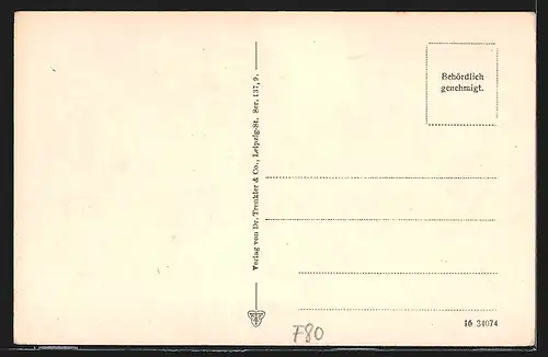 AK Matigny, Strasse mit Blick zur Kirche